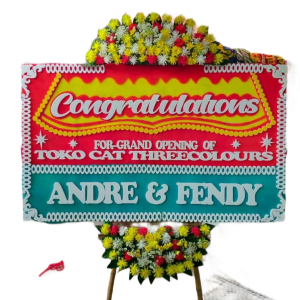 Bunga Papan Ucapan Selamat Elegan