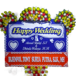 Bunga Papan Untuk Wedding Elegan