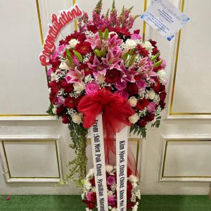 Standing flower Ucapan Selamat Premium 3