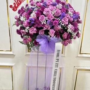 Standing Flower Ucapan Selamat Premium